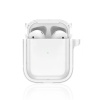 NTM Airpods 4 (4.nesil) Shiny Şeffaf Kılıf - Beyaz