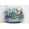 Ahşap İstanbul Temalı Magnet Alk4361