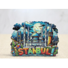 Ahşap İstanbul Temalı Magnet Alk4597