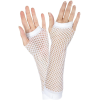 Uzun File Örgü Eldiven Beyaz Renk
