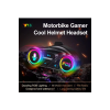 Y13 Motor Kask Kulaklık Rgb Modlu Radyolu Motosiklet Kulaklık 5.3 Bluetooth Intercom
