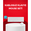 Tam Boy Kablosuz Klavye Mouse Seti - Gelişmiş Bağlantı ve Sessiz Performans