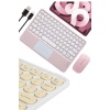 Bluetooth Touchpad Klavye 10.9 inch Kablosuz Wifi Q Klavye Slim