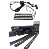 12Lİ Şerit Led Işık RGB Sese ve Müziğe Duyarlı Araç İçi Ayak Altı