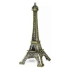 Eyfel Kulesi Tasarımlı Kum Saati Kristalleştirilmiş Kum Saati Dekoratif Ahşap Görünümlü