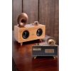 Bluetooth Hoparlör Ahşap Klasik Retro Gramofon Bluetooth Müzik Kutusu
