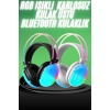 Yeni Nesil Kulak Üstü Kablosuz Uzun Ömürlü RGB Işıklı Bluetooth Kulaklık