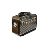 Eskitme Nostalji Tasarımlı Bluetoothlu Nostalji Radyo Ahşap Nostaljik Görünümlü