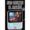 Mini Atari El Atarisi 3.5 inç Ekran Çift Konsol 666 Adet Retro Oyun Gameboy El Atarisi