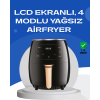 6L Yağsız Fritöz 2400W Dokunmatik Ekran Otomatik Kapanma Airfryer