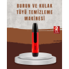 Raks Leo Burun Kulak Tüy Alma Makinesi 45 dk Şarj Süreli Kırmızı