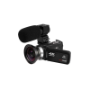 4k Vlog Dijital Video Kamera Wifi 48mp 16x Kaydedici Fotoğrafçılık 3.0’’ıps Dokunmatik Ekran Mikrofon Çift Batarya
