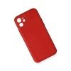 NTM iPhone 12 Mini Kılıf Coco Deri Silikon Kapak - Kırmızı