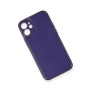 NTM iPhone 12 Mini Kılıf Coco Deri Silikon Kapak - Mor