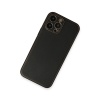 NTM iPhone 13 Pro Max Kılıf Coco Deri Silikon Kapak - Siyah