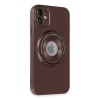 NTM iPhone 12 Kılıf Lukka Magneticsafe Kapak - Kahverengi