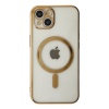 NTM iPhone 14 Plus Kılıf Magneticsafe Lazer Silikon - Gold