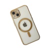 NTM iPhone 14 Plus Kılıf Magneticsafe Lazer Silikon - Gold