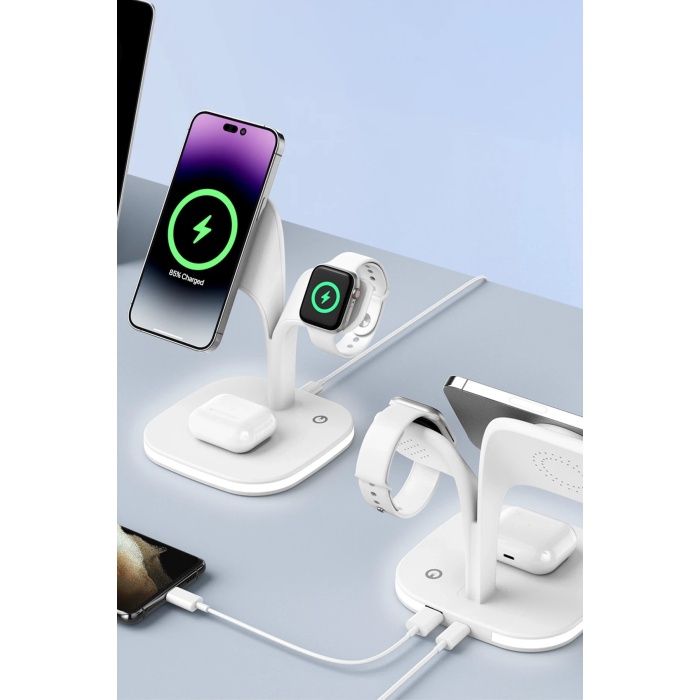 NTM YM-UD22 Kablosuz Şarj Masaüstü Set - Siyah