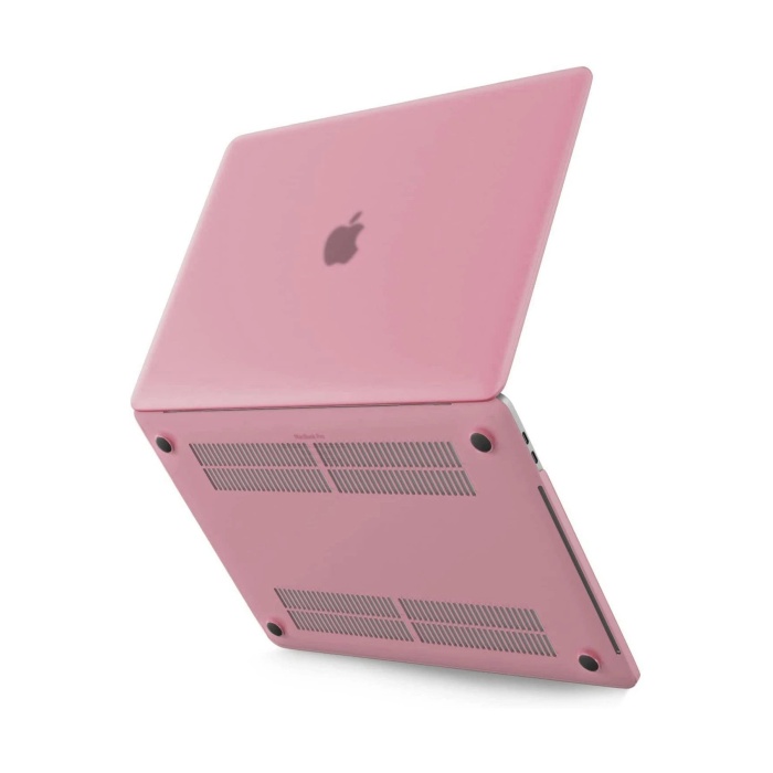 NTM Macbook Pro 13 2021 Macbook Buzlu Kapak - Pembe
