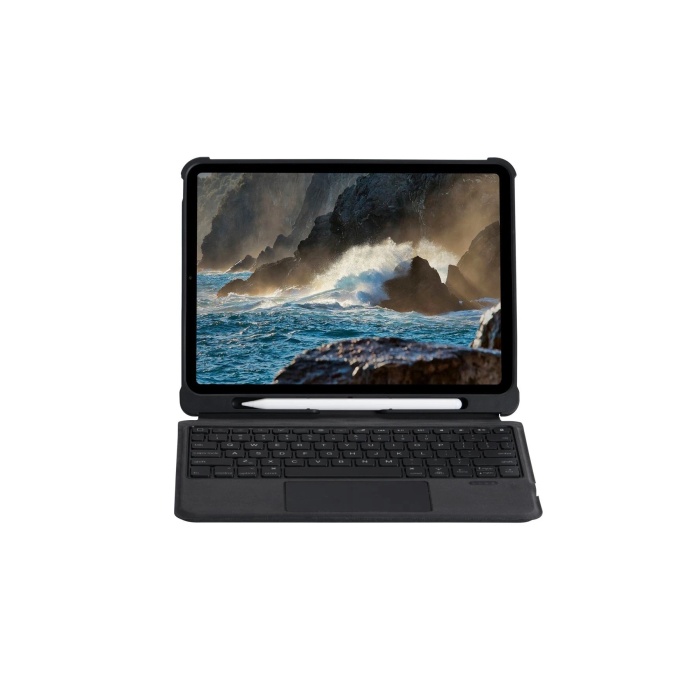 NTM T5207D iPad Pro 11 (2022) Kılıf İnter Ledli Klavyeli Tablet Kılıfı - Siyah