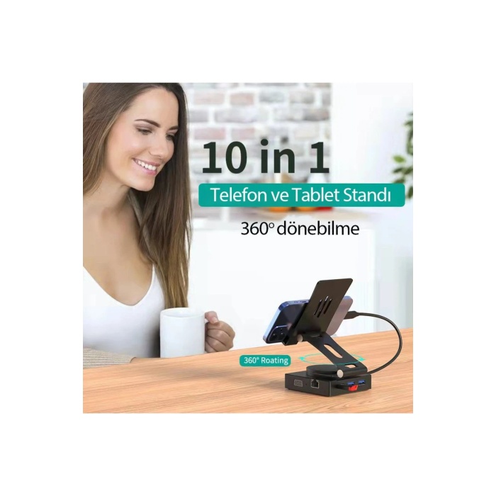 NTM Dönüştürücü 10in1 Hub 116 - Gri