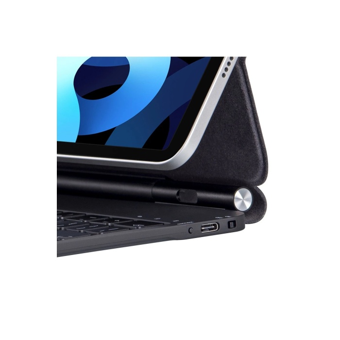 NTM iPad Pro 12.9 (2022) Kılıf X9 Magic Manyetik Klavyeli Tablet Kılıfı - Siyah