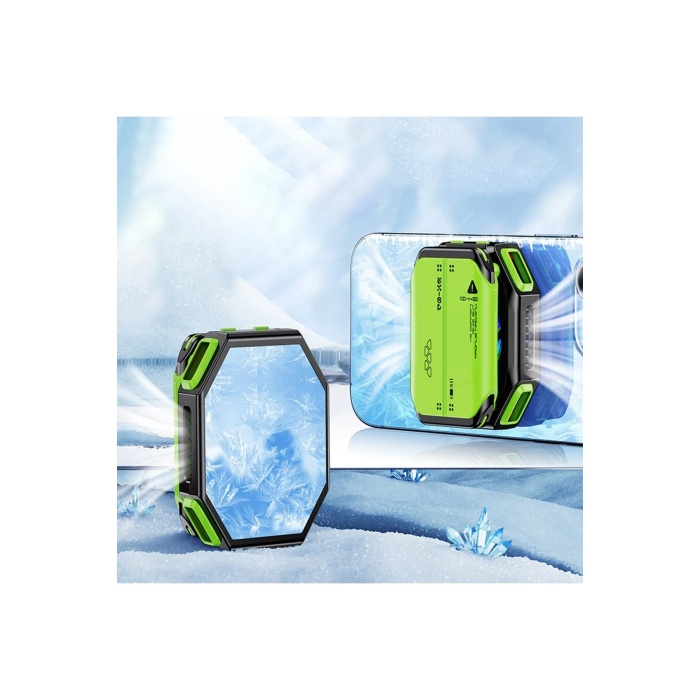 NTM X111 RGB Radyatör Telefon Soğutucu Fan - Siyah