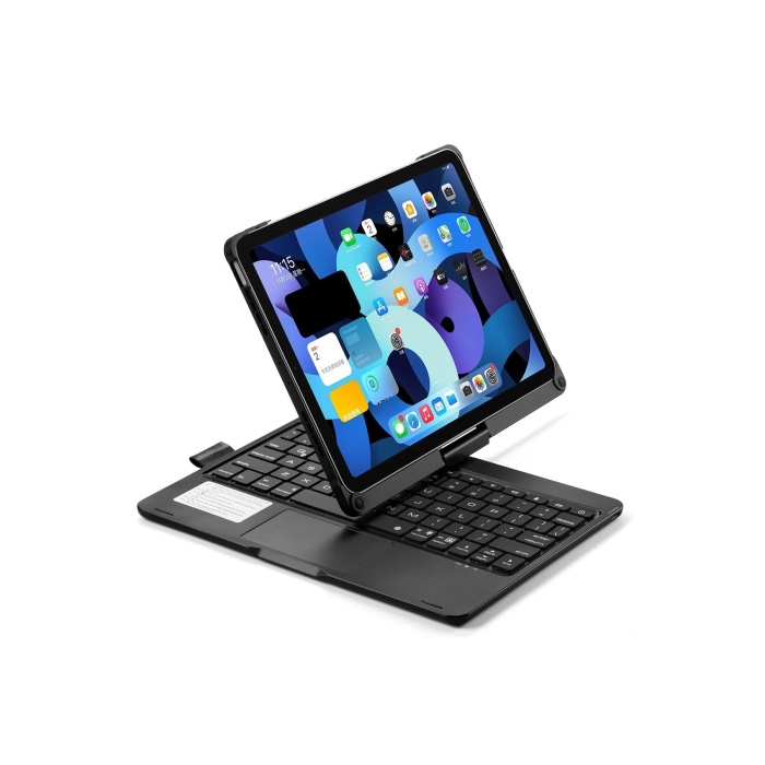 NTM iPad Pro 11 (2021) Kılıf Magic Dönen Klavyeli Tablet Kılıf - Siyah