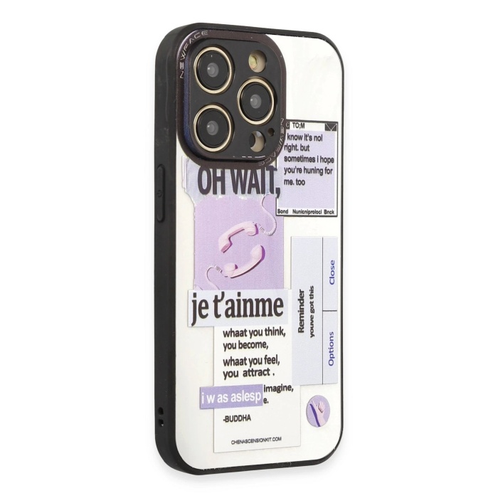 NTM iPhone 12 Pro Max Kılıf Mirror Desenli Kapak - Mirror - 4