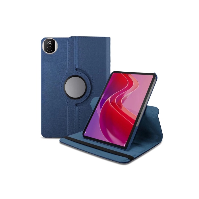 NTM Huawei Honor Pad X7 360 Tablet Deri Kılıf - Lacivert