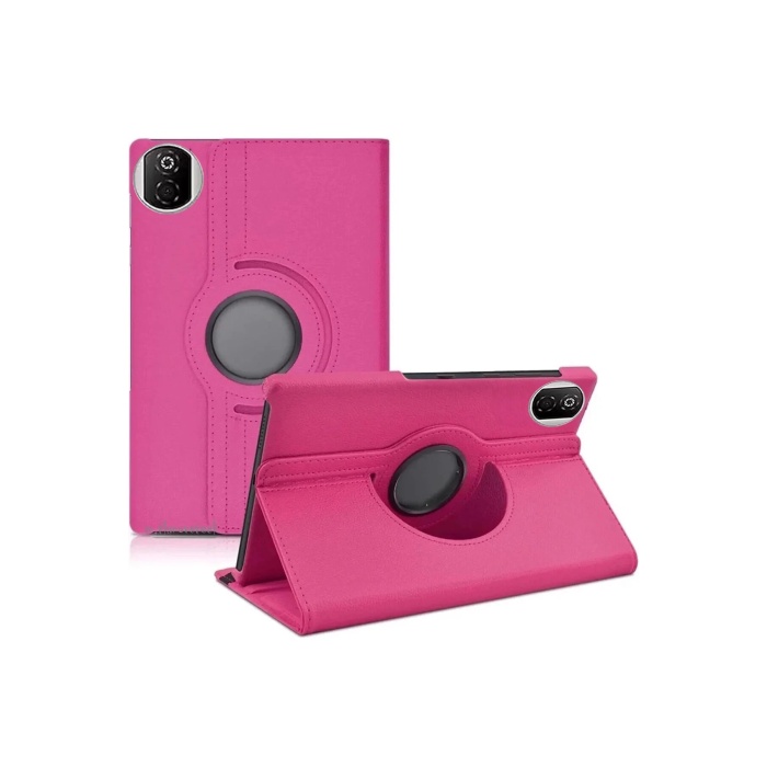 NTM Huawei Honor Pad X7 360 Tablet Deri Kılıf - Pembe