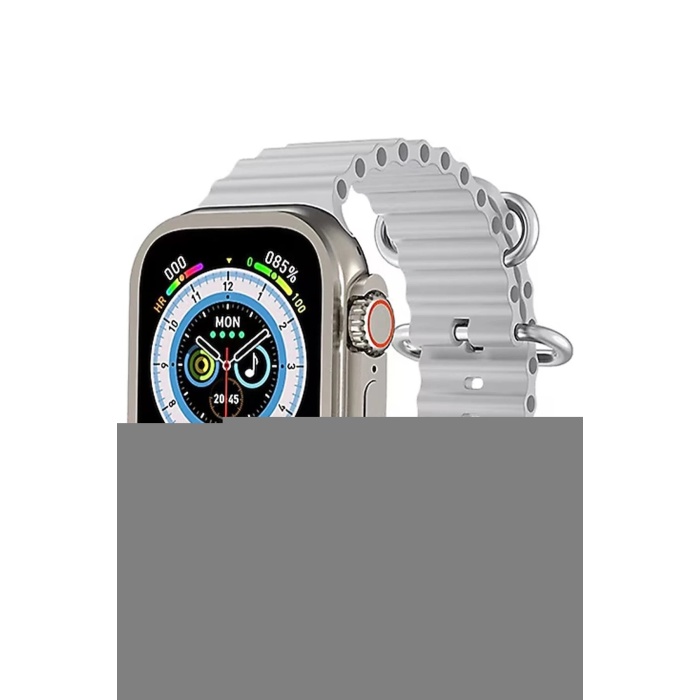 NTM Ultra 8 2.1 inç IPS Ekran Konuşma ve NFC Özellikli Akıllı Saat - Gümüş