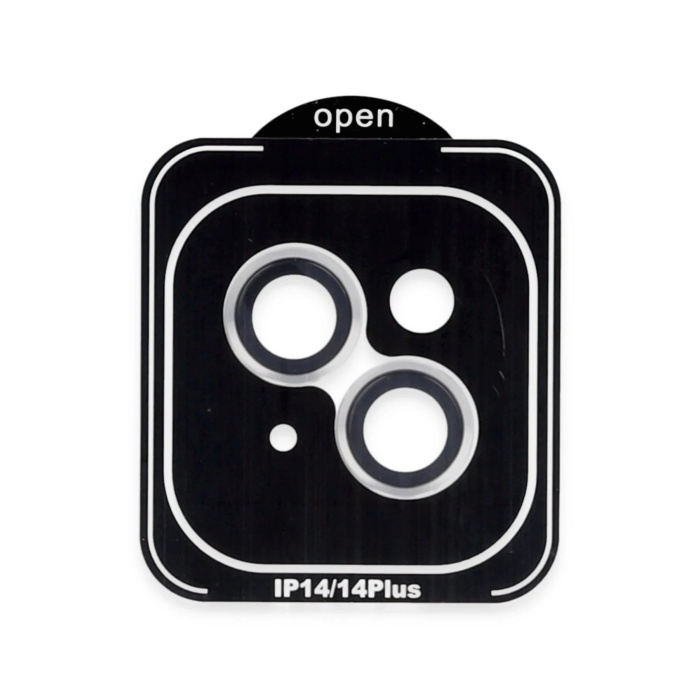 NTM iPhone 14 PVD Metal Kamera Lens - Gümüş