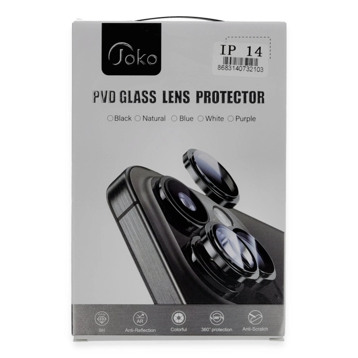 NTM iPhone 14 PVD Metal Kamera Lens - Gümüş