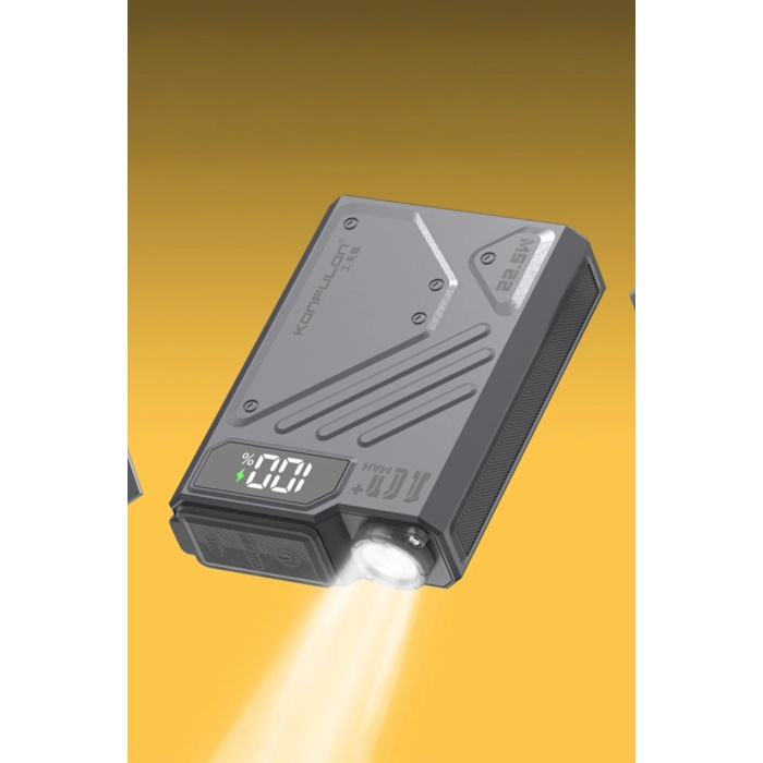 NTM J38 10.000 mAh 20W PD Led Işıklı Magsafe Powerbank - Gri