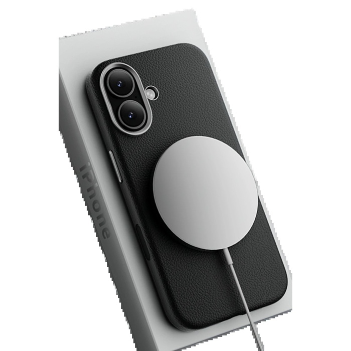 NTM iPhone 17 Wonder Deri Magsafe Kapak - Siyah
