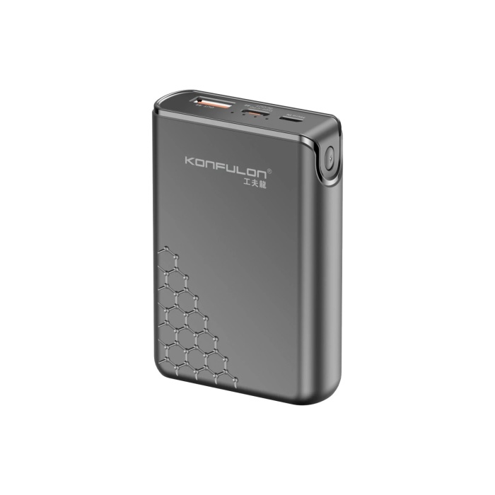 NTM A6Q 22.5W Usb 3.0 ve 20W Type-C Çıkışlı 10.000 mAh PD Powerbank - Siyah