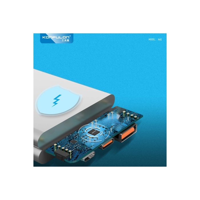 NTM A6Q 22.5W Usb 3.0 ve 20W Type-C Çıkışlı 10.000 mAh PD Powerbank - Siyah