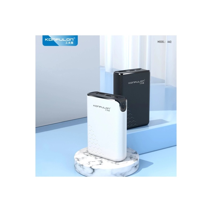 NTM A6Q 22.5W Usb 3.0 ve 20W Type-C Çıkışlı 10.000 mAh PD Powerbank - Siyah