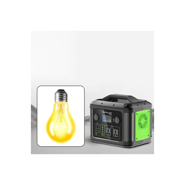 NTM CN06 Powerbank 1200W 315.000 mAh Kamp Şarj 60W PD - Siyah