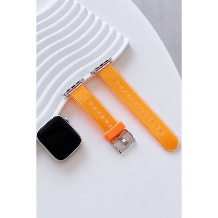 NTM Watch 38mm Jelly Silikon Kordon - Turuncu