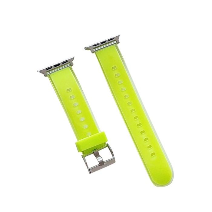 NTM Watch 38mm Jelly Silikon Kordon - Yeşil