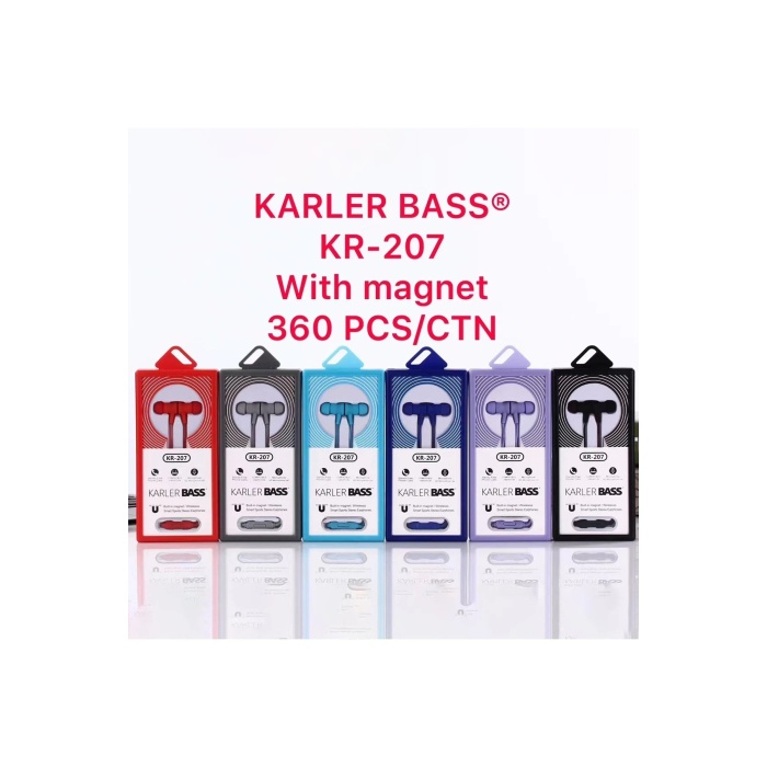 NTM KR-207 Mıknatıslı Kablolu Kulaklık - Mor