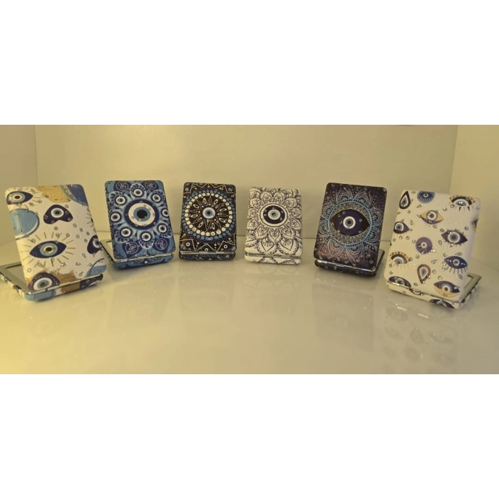 12li Büyüteçli Dikdörtgen Cep Aynası Mz-101