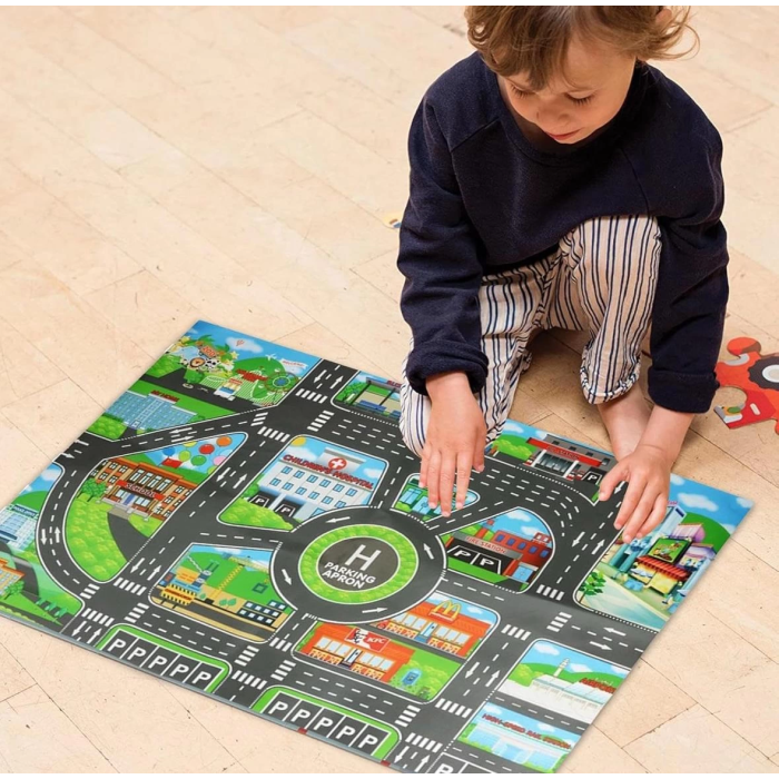 Çocuk Oyun Matı (mutlu Şehir Hayatı)