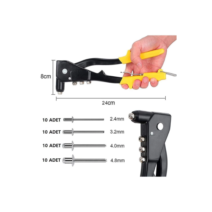 Profesyonel Perçin Makinesi Araç Koltuk Mobilya Perçin Hediyeli