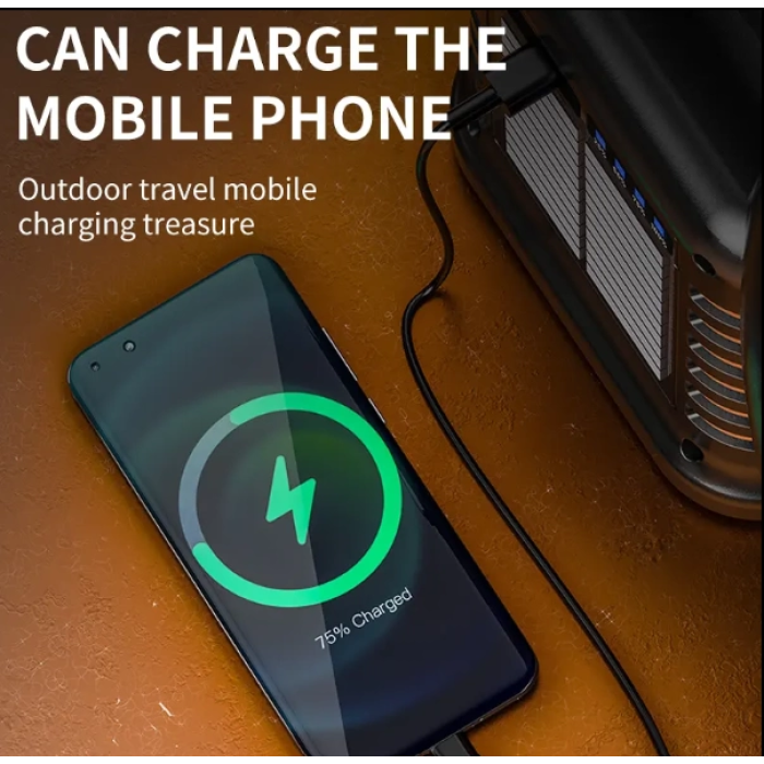 Wıson Ws-4343 Çok Fonksiyonlu Solar Şarjlı Powerbanklı Kamp Lambası