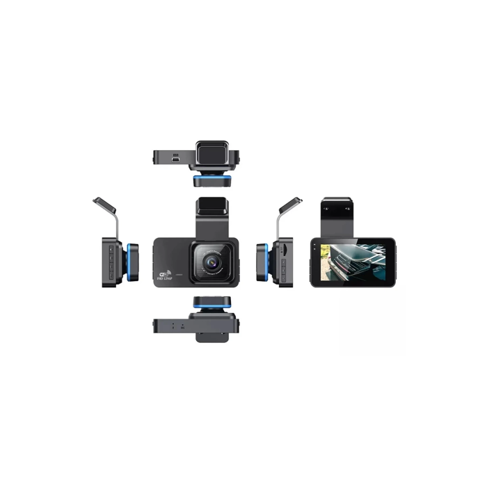 Araç İçi Kamera Wifi Özellikli Ekranlı Ön Ve Geri Görüş Kameralı Mikrofonlu 3 İnç Hd