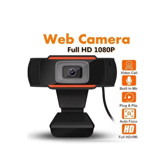 Webcam Orjınal 1080p Konferans Kamera Dahili Mikrofon Chat Görüntülü Sohbet Yayın Kamerası Hd Video